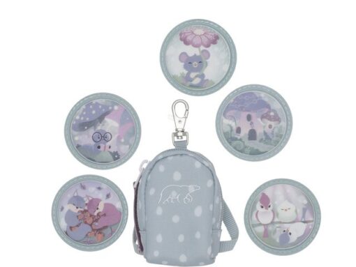 Mini tas Beckmann Forest Deer Dusty Mint green incl. 5      buttons