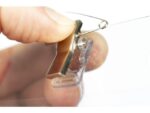 Naambadge Kangaro 40x75mm doos a 24 stuks met clip, speld   en insteekkaartjes wit