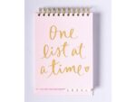 Notitieblok Èccolo DL spiraal One List a time lijn ca.15x22 cm 80gr. 50pag. met tabs