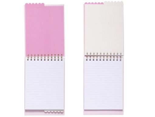 Notitieblok Èccolo DL spiraal One List a time lijn ca.15x22 cm 80gr. 50pag. met tabs
