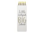 Notitieblok Èccolo DL spiraal White lijn ca.8x23cm 100gr.   150pag.