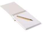 Notitieblok Èccolo spiraal met pen Ivory lijn ca.15x22cm    80gr. 120pag.