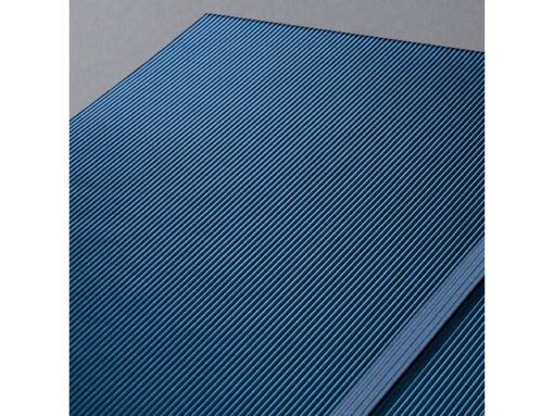 Notitieboek Conceptum A5 blauw metallic gelinieerd hardcover