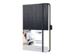 Notitieboek Conceptum A5 grijs metallic gelinieerd hardcover