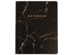 Notitieboek Èccolo Black Marble lijn ca.20x25cm 80gr.       256pag.