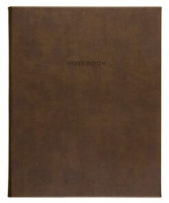Notitieboek Èccolo Brown lijn ca.20x25cm 80gr. 256pag.