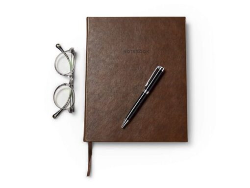 Notitieboek Èccolo Brown lijn ca.20x25cm 80gr. 256pag.