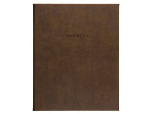 Notitieboek Èccolo Brown lijn ca.20x25cm 80gr. 256pag.