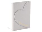 Notitieboek Èccolo DL Heart envelop Grey lijn ca.13x18 cm   80gr. 256pag.