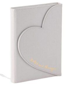 Notitieboek Èccolo DL Heart envelop Grey lijn ca.13x18 cm   80gr. 256pag.