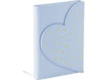 Notitieboek Èccolo DL Heart envelop Lt Blue lijn ca. 13x18  cm 80gr. 256pag.
