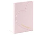 Notitieboek Èccolo DL Heart envelop light pink lijn ca.     13x18cm 80gr. 256pag.