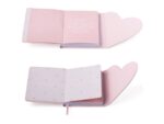 Notitieboek Èccolo DL Heart envelop light pink lijn ca.     13x18cm 80gr. 256pag.