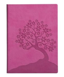 Notitieboek Èccolo Essential Pink Cherry Blossom lijn ca.   13x18cm 80gr. 256pag.