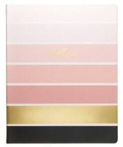 Notitieboek Èccolo Light Ombre Stripe lijn ca.20x25cm 80gr. 256pag.