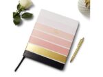 Notitieboek Èccolo Light Ombre Stripe lijn ca.20x25cm 80gr. 256pag.