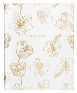 Notitieboek Èccolo Line Floral lijn ca.20x25cm 80gr. 256pag.