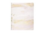 Notitieboek Èccolo Pink Marble lijn ca.20x25cm 80gr. 256pag.