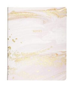 Notitieboek Èccolo Pink Marble lijn ca.20x25cm 80gr. 256pag.