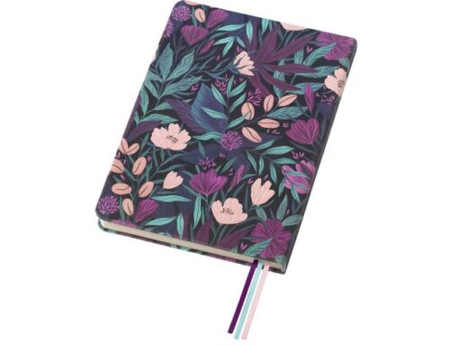 Notitieboek Èccolo Tropical Floral lijn ca.15x20cm 80gr.    256 pag.
