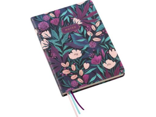 Notitieboek Èccolo Tropical Floral lijn ca.15x20cm 80gr.    256 pag.