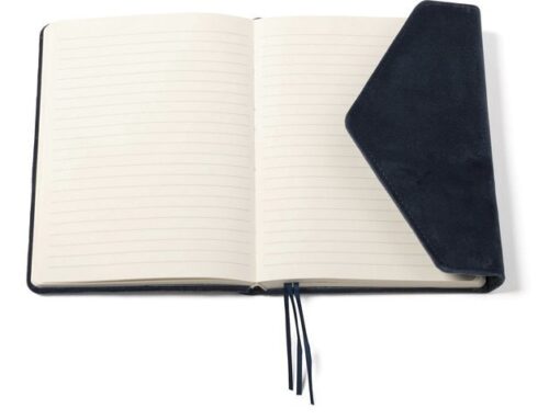 Notitieboek Èccolo envelop Navy lijn ca.15x20cm 80 gr. 256  pag.