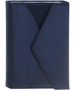 Notitieboek Èccolo envelop Navy lijn ca.15x20cm 80 gr. 256  pag.