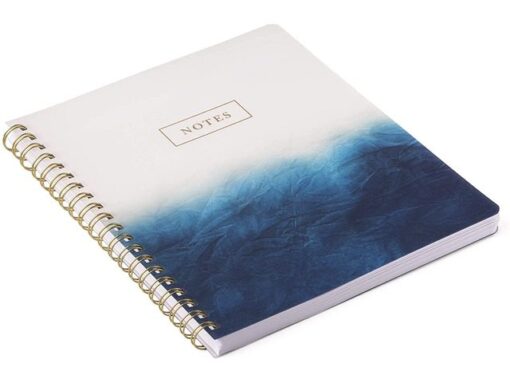 Notitieboek Èccolo spiraal Poly dip Dye lijn ca.20x25cm     80gr. 208pag.