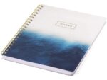 Notitieboek Èccolo spiraal Poly dip Dye lijn ca.20x25cm     80gr. 208pag.