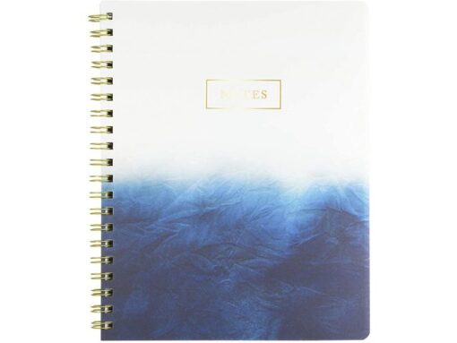 Notitieboek Èccolo spiraal Poly dip Dye lijn ca.20x25cm     80gr. 208pag.