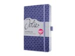 Sigel Notitieboek Jolie Flair A5 DARK PURPLE gelinieerd 174pag    80gr HC