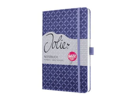 Sigel Notitieboek Jolie Flair A5 DARK PURPLE gelinieerd 174pag    80gr HC