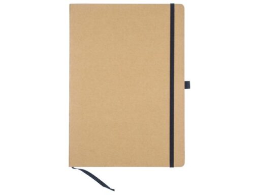 Notitieboek Kangaro A4 kraft lijn HC 96 vel 80 grams        roomwit met elastiek, lint en penlus