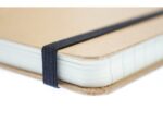 Notitieboek Kangaro A4 kraft lijn HC 96 vel 80 grams        roomwit met elastiek, lint en penlus