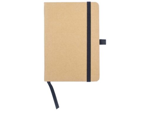 Notitieboek Kangaro A6 kraft lijn HC 96 vel 80 grams        roomwit met elastiek, lint en penlus