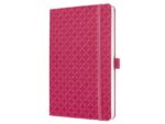 Notitieboek Sigel Jolie Flair A5 hardcover gelinieerd       fuchsia roze