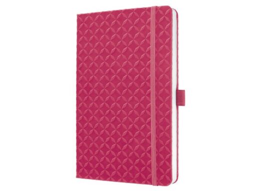 Notitieboek Sigel Jolie Flair A5 hardcover gelinieerd       fuchsia roze