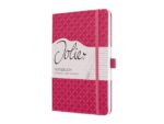 Notitieboek Sigel Jolie Flair A5 hardcover gelinieerd       fuchsia roze