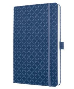 Notitieboek Sigel Jolie Flair A5 hardcover gelinieerd       indigo blauw