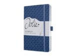 Notitieboek Sigel Jolie Flair A5 hardcover gelinieerd       indigo blauw