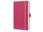 Notitieboek Sigel Jolie Flair A6 hardcover gelinieerd       Fuchsia roze