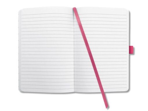 Notitieboek Sigel Jolie Flair A6 hardcover gelinieerd       Fuchsia roze