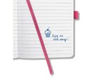 Notitieboek Sigel Jolie Flair A6 hardcover gelinieerd       Fuchsia roze