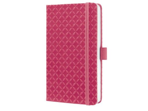 Notitieboek Sigel Jolie Flair A6 hardcover gelinieerd       Fuchsia roze