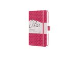 Notitieboek Sigel Jolie Flair A6 hardcover gelinieerd       Fuchsia roze