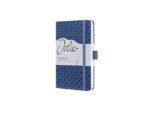 Notitieboek Sigel Jolie Flair A6 hardcover gelinieerd       Indigo blauw
