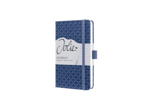 Notitieboek Sigel Jolie Flair A6 hardcover gelinieerd       Indigo blauw