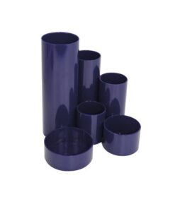 Pennenbak Westcott 6-vaks 12x13.5x15cm blauw