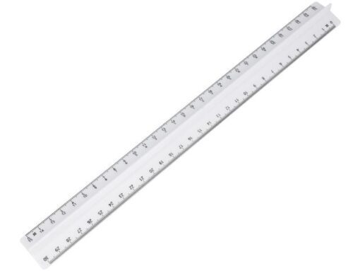 Prismaliniaal Westcott 30cm melkwit met 3 schalen met grip