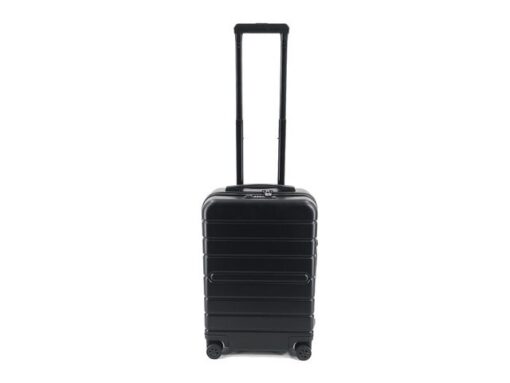Reistrolly JSA maat S 54,5 x 35,5 x 20,5 cm mat zwart       gerecycled ABS